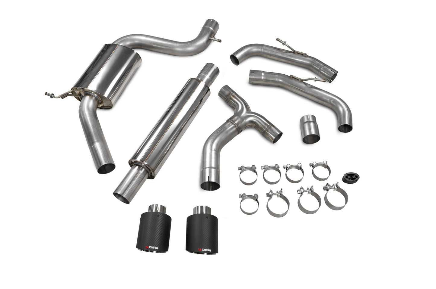 Volkswagen Golf Mk8 / Mk 8.5 GTI Clubsport Resonated GPF-Back System (SVW069CF)