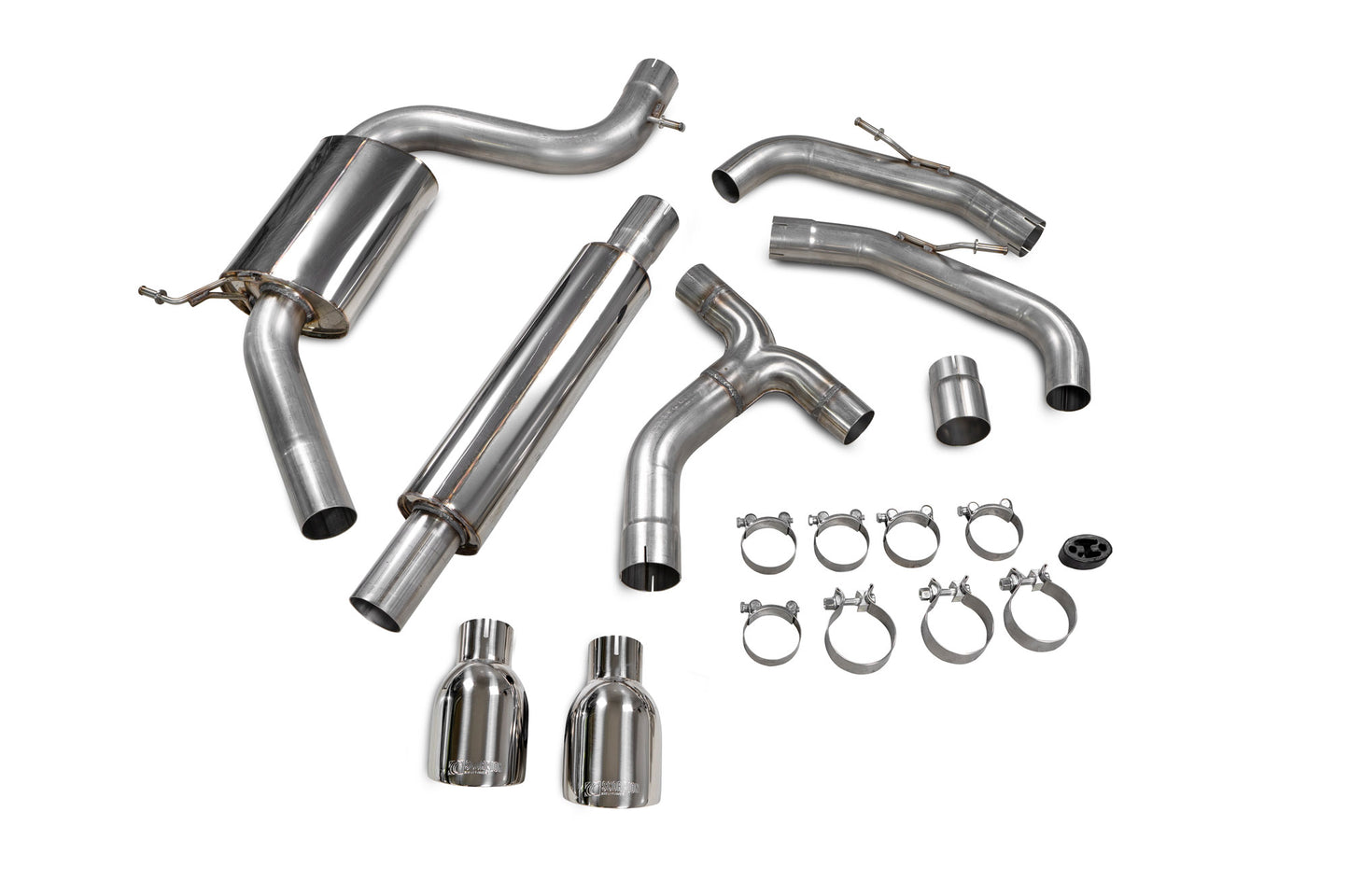 Volkswagen Golf Mk8 / Mk 8.5 GTI Clubsport Resonated GPF-Back System (SVW069D)