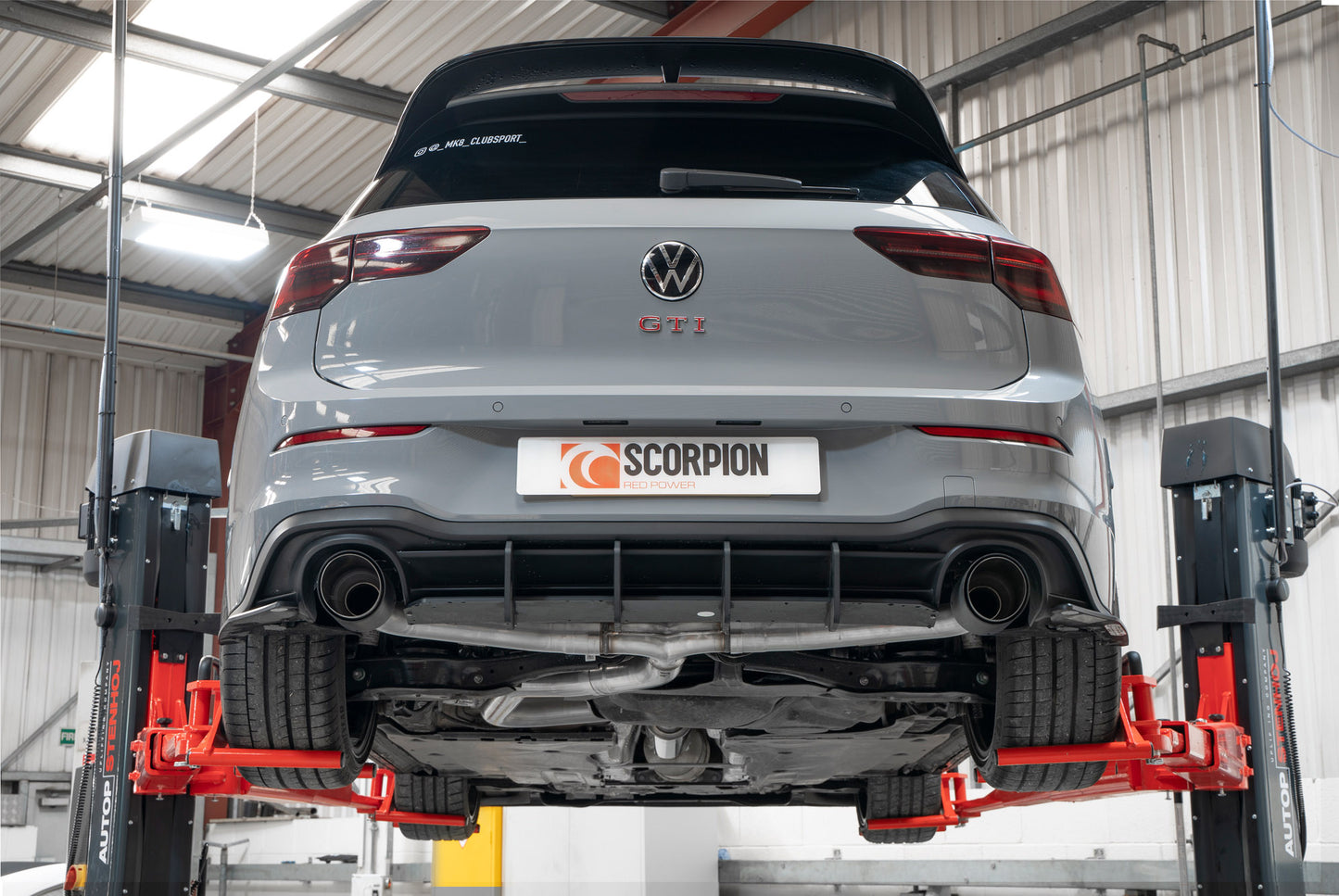 Volkswagen Golf Mk8 / Mk 8.5 GTI Clubsport Resonated Predator GPF-Back System (SVW070CF)
