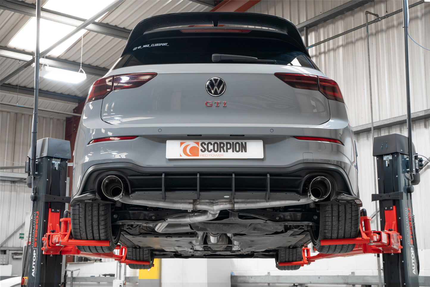 Volkswagen Golf Mk8 / Mk 8.5 GTI Clubsport Resonated Predator GPF-Back System (SVW070D)