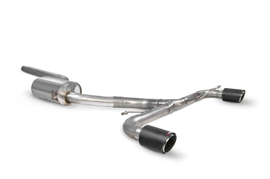 Volkswagen Scirocco R Resonated Predator Cat-Back System (SVW072CF)