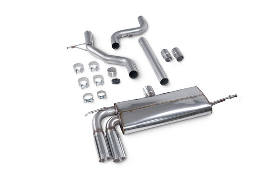 Volkswagen Scirocco 1.4/2.0 Tsi & 2.0 TDI Non-Resonated Cat-Back System (SVWS033)