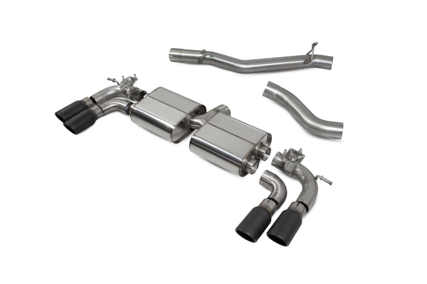 Volkswagen Golf R Mk7.5 Facelift GPF & Non GPF Models Non-Res Cat/GPF Back System With Electronic Valves (SVWS054C)