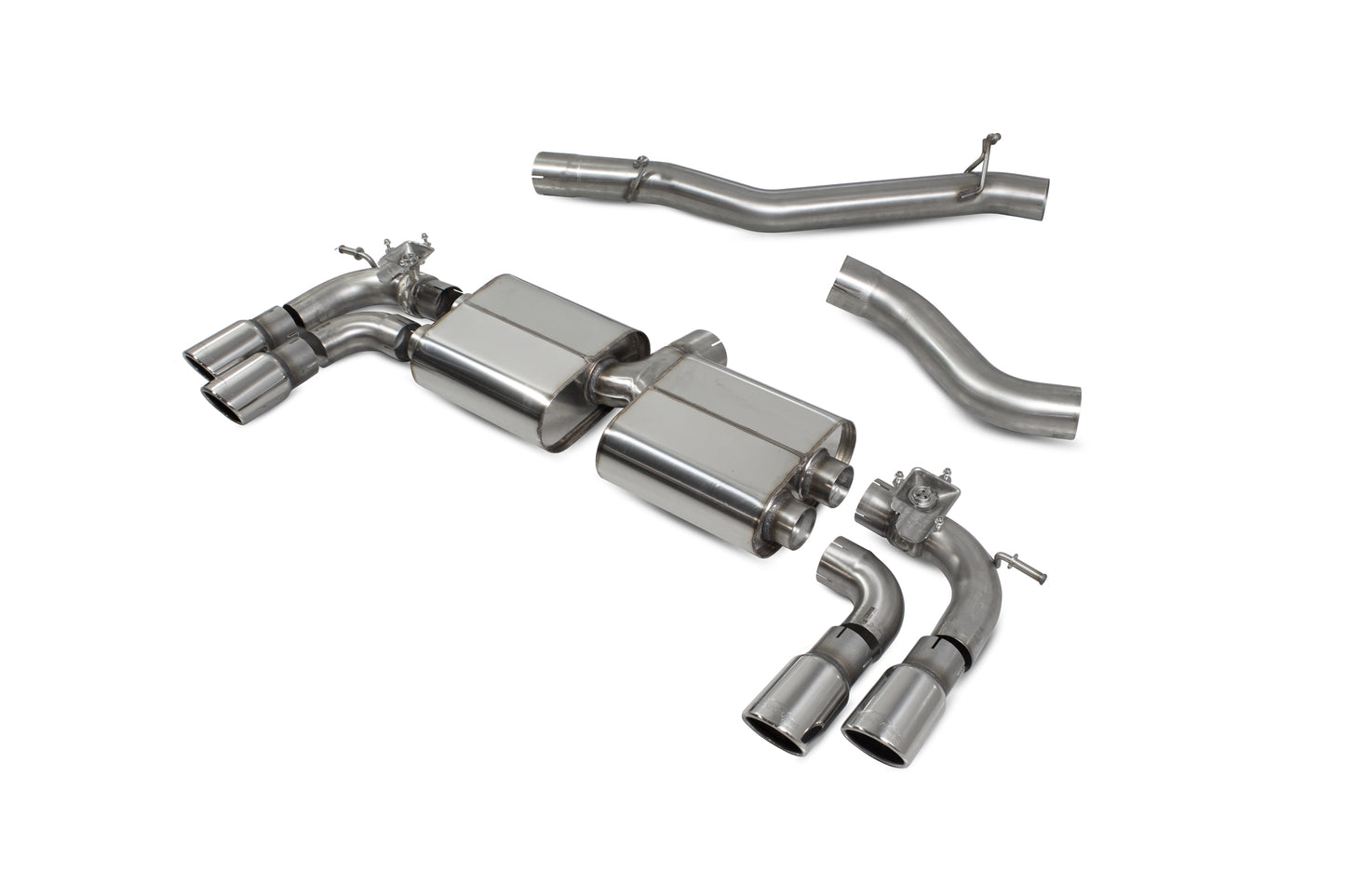 Volkswagen Golf R Mk7.5 Facelift GPF & Non GPF Models Non-Res Cat/GPF Back System With Electronic Valves (SVWS054)