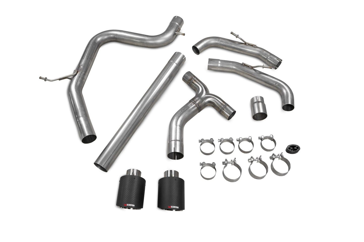 Volkswagen Golf Mk8 / Mk 8.5 GTI Clubsport Non-Resonated Predator GPF-Back System (SVWS070CF)