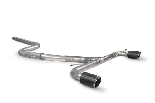 Volkswagen Scirocco R Non-Resonated Predator Cat-Back System (SVWS072CF)