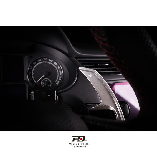 Leyo Skoda DSG Billet Paddle Shift Extension (Silver)