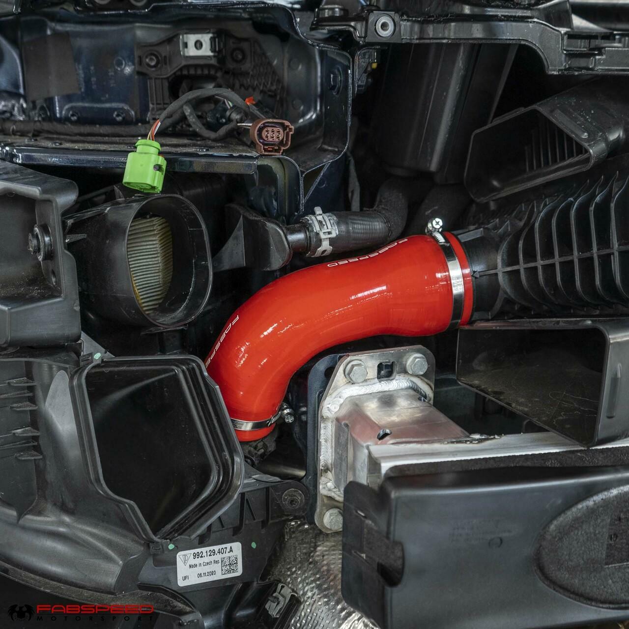 Fabspeed Porsche 992 Turbo / Turbo S Silicone Boost Hoses (FS.POR.992T.SBH)