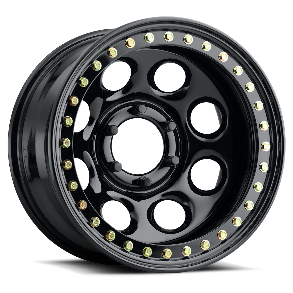 Raceline Wheel (RT81-Rock 8 Spoke) Gloss Black Finish