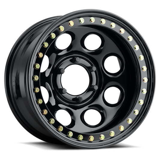 Raceline Wheel (RT81-Rock 8 Spoke) Gloss Black Finish