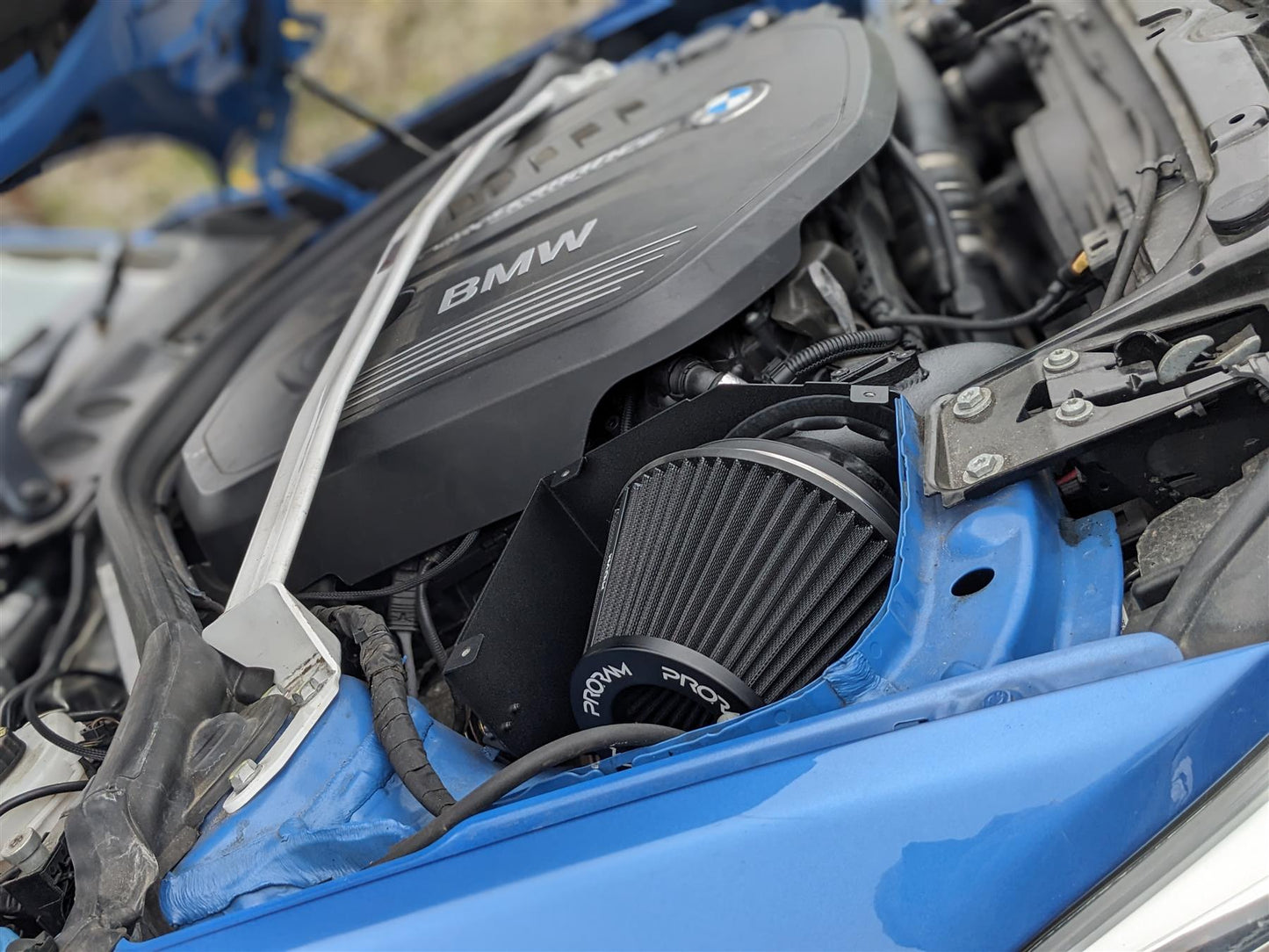 BMW Ramair PRK Pleated Nanofiber Induction Kit (PRK249BK)