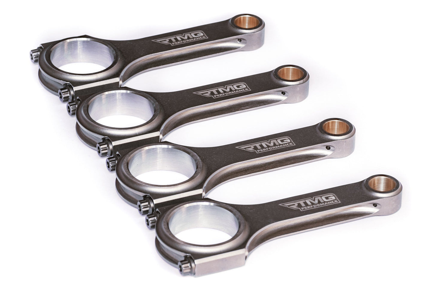 RTMG Connecting Rods Set H-Beam For Vauxhall Corsa 1.6L 129.75mm - 19mm Pin Size - Up To 600HP