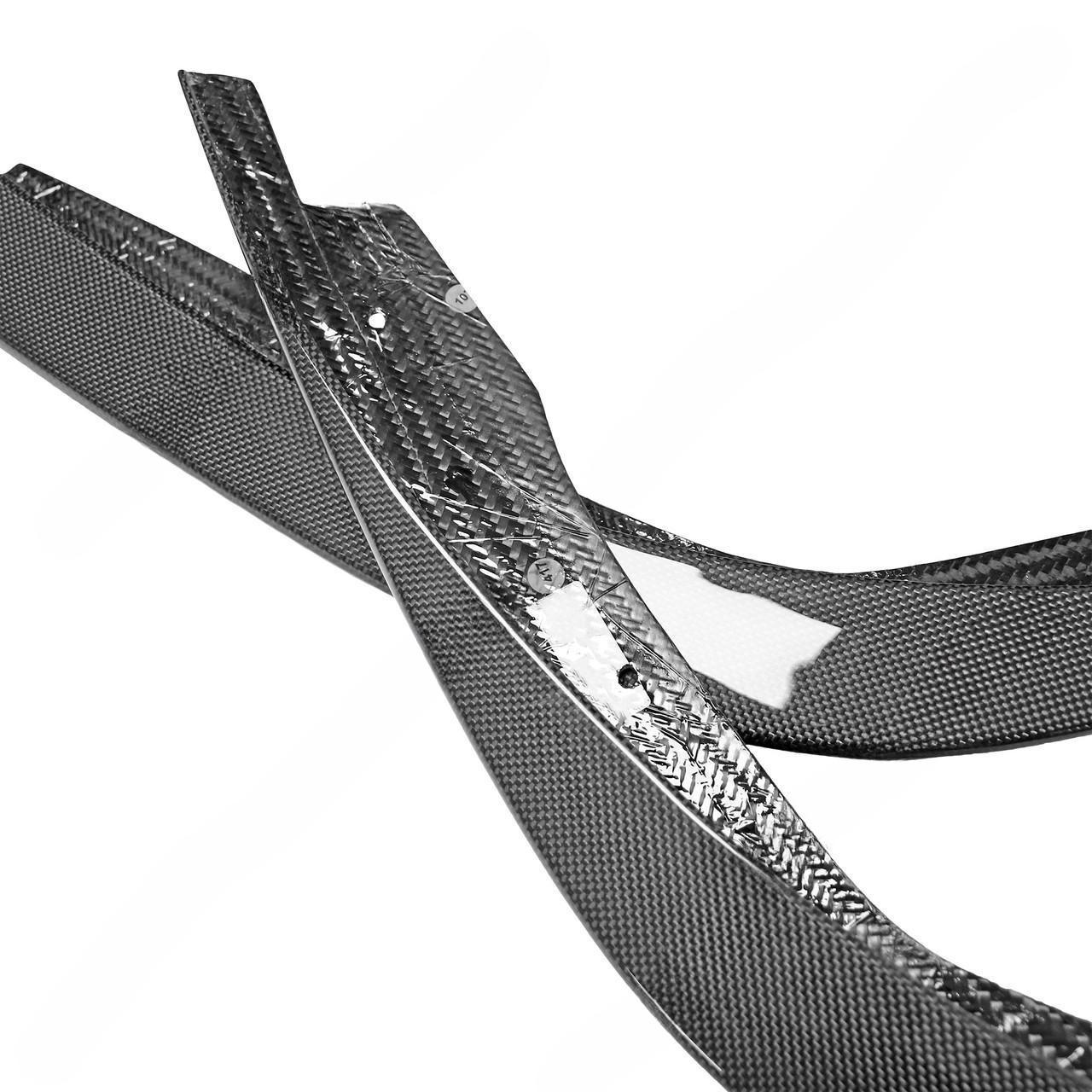 Fabspeed Ferrari F8 Carbon Fiber Front Bumper Splitters (FS-CF-FER-F8-FBS)