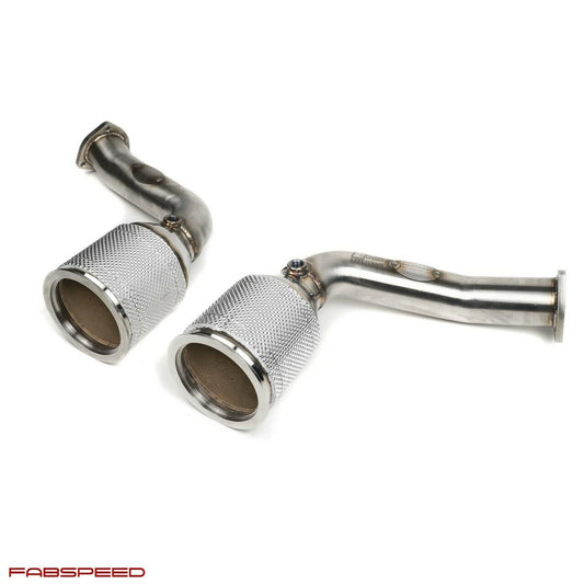 Fabspeed Audi RS6 / RS7 C8 Sport Cat Downpipes 2019 Onwards (FS.AUD.RSXC8.SC)