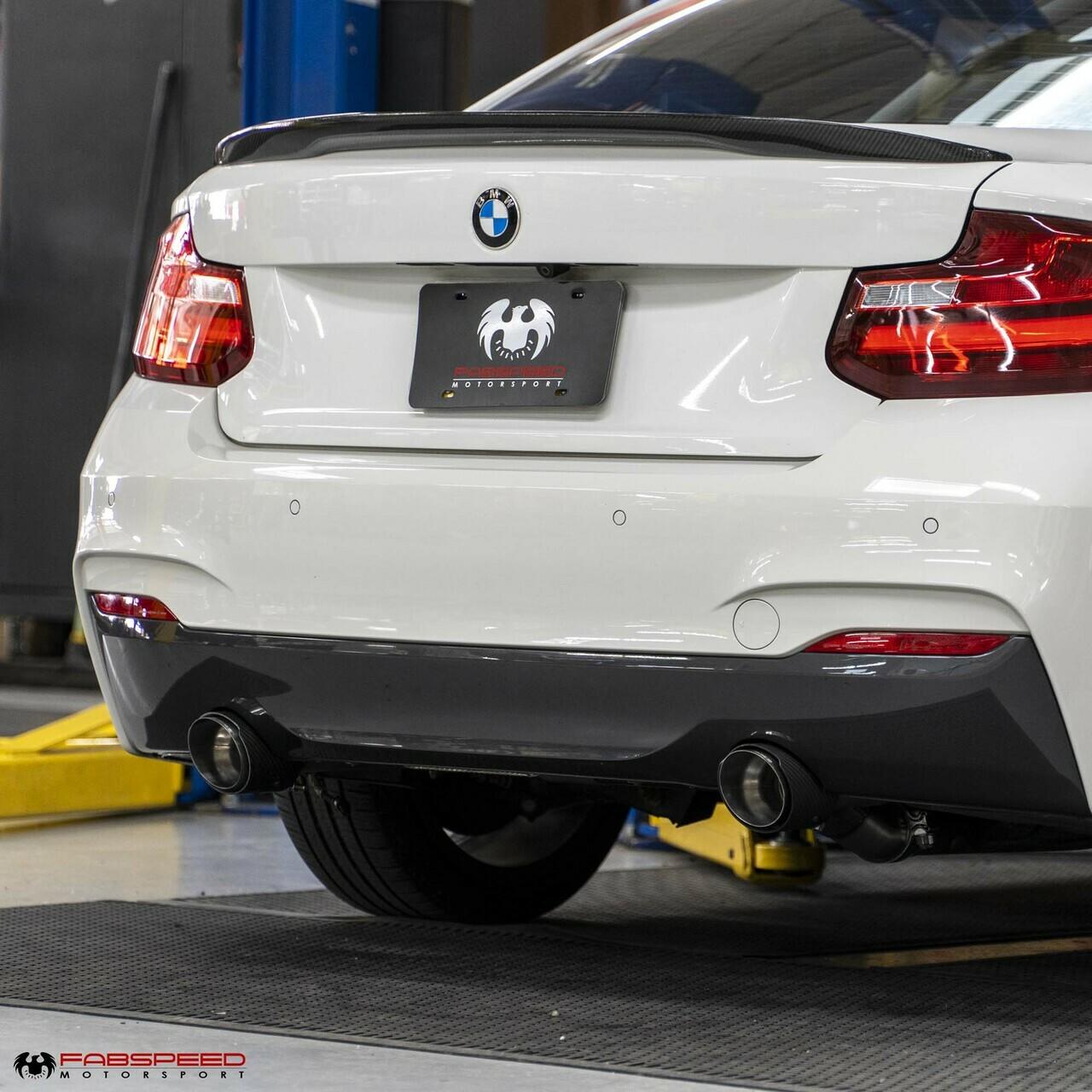 Fabspeed BMW M240i F22 Muffler Bypass Exhaust System 2016 Onwards (FS.BMW.M240.MBX)
