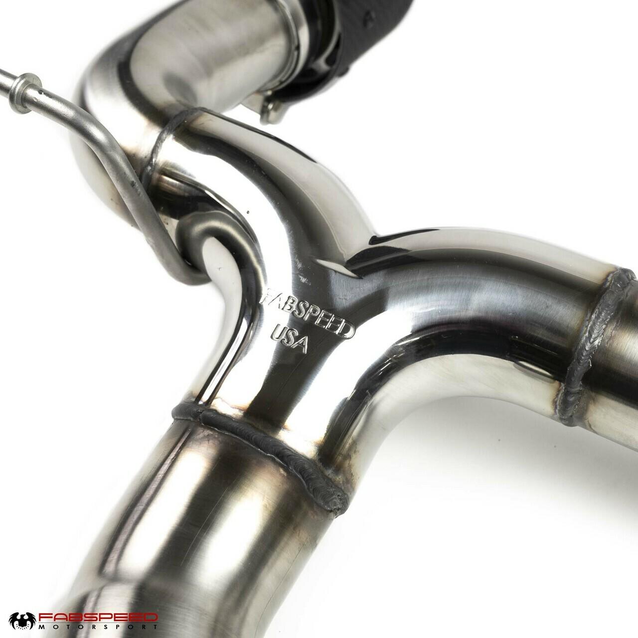 Fabspeed BMW M240i F22 Muffler Bypass Exhaust System 2016 Onwards (FS.BMW.M240.MBX)