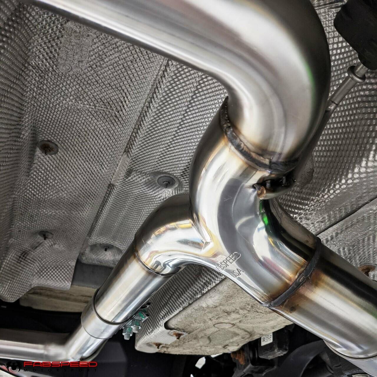 Fabspeed BMW M240i F22 Muffler Bypass Exhaust System 2016 Onwards (FS.BMW.M240.MBX)