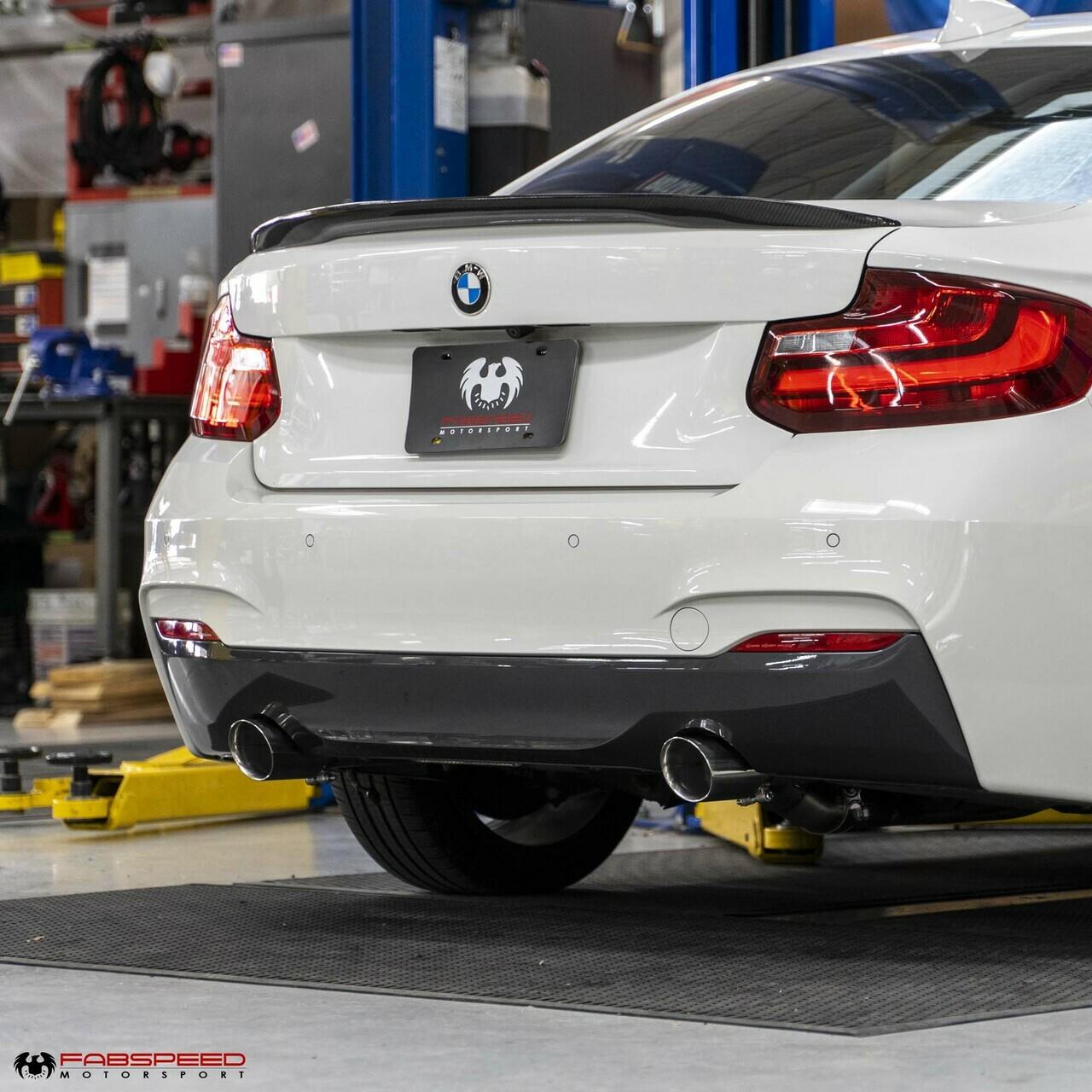 Fabspeed BMW M240i F22 Muffler Bypass Exhaust System 2016 Onwards (FS.BMW.M240.MBX)