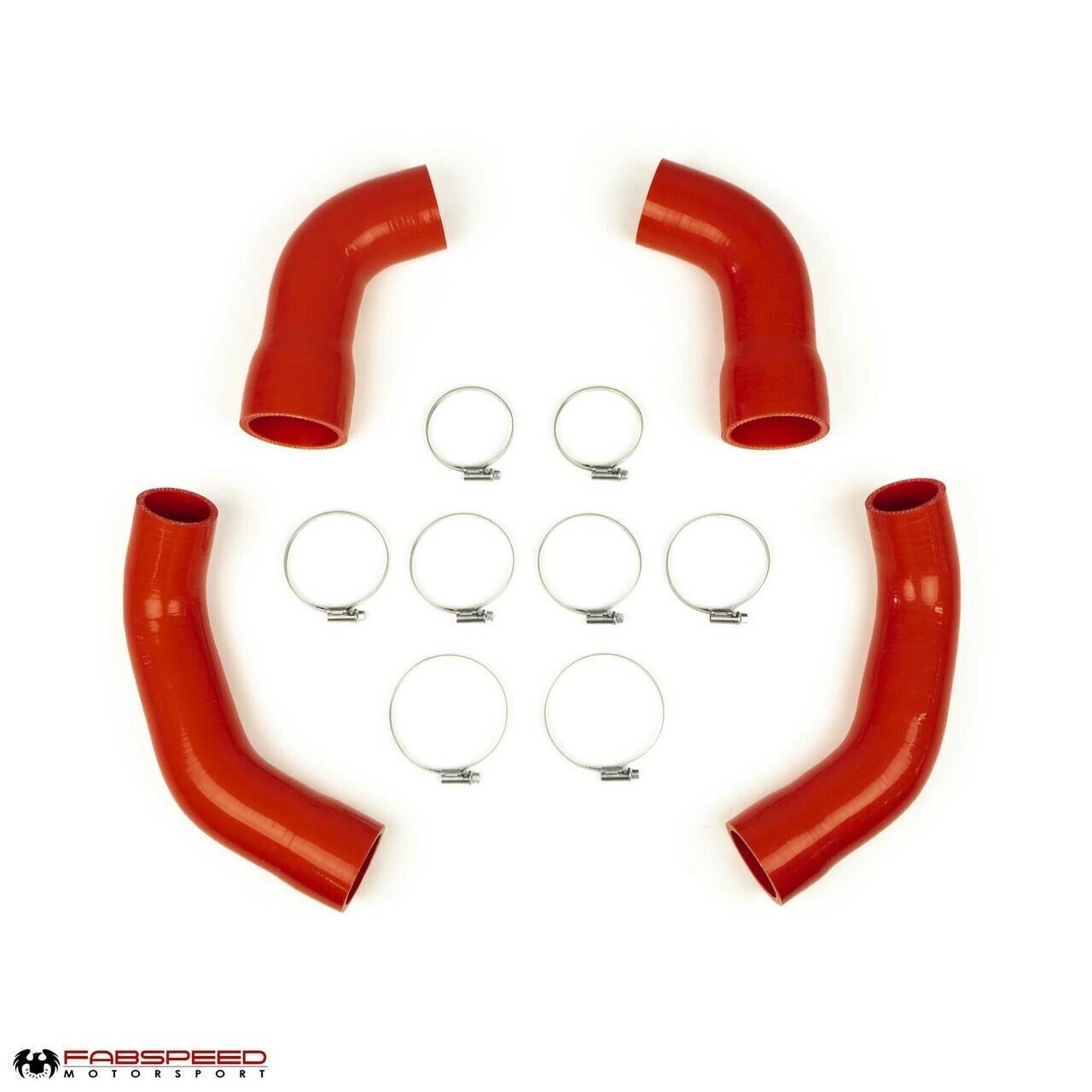Fabspeed Porsche 992 Turbo / Turbo S Silicone Boost Hoses (FS.POR.992T.SBH)