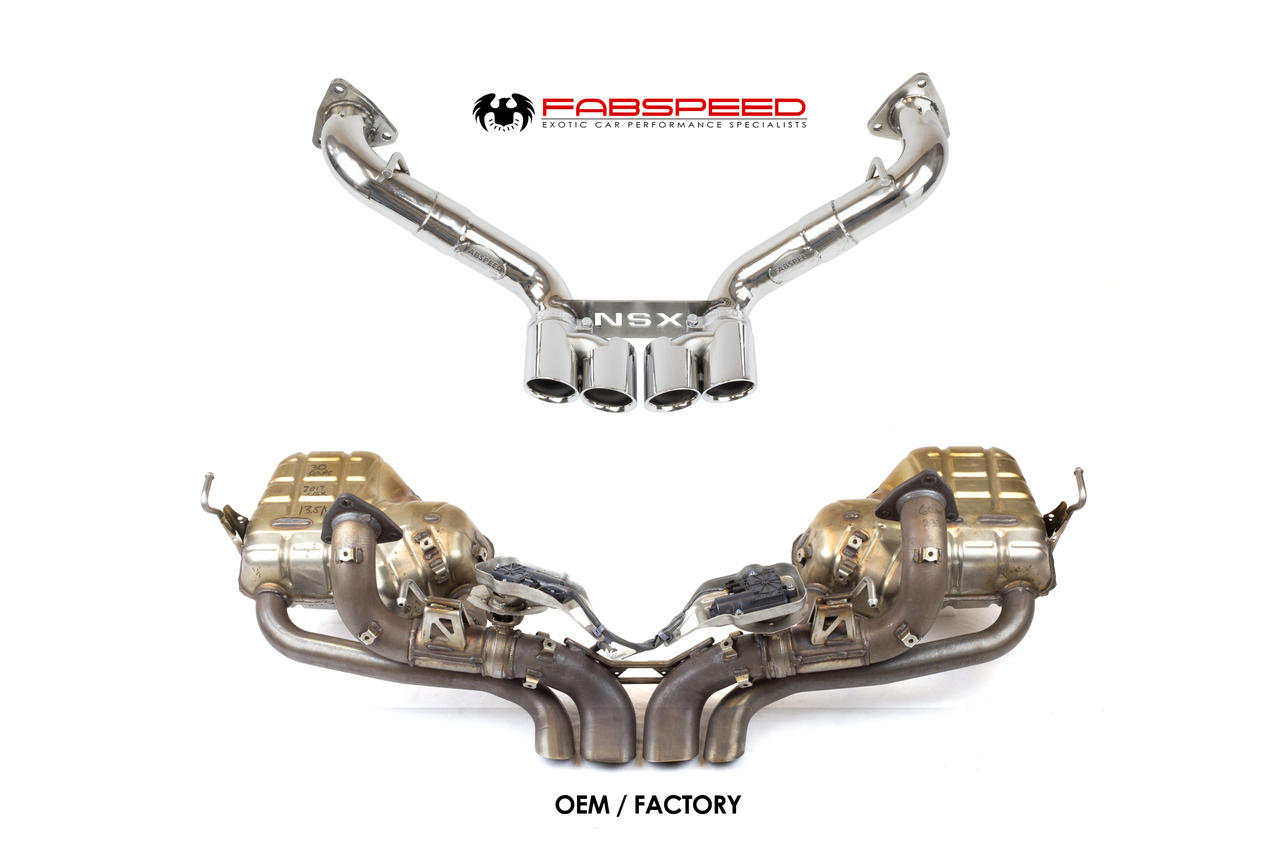 Fabspeed Acura NSX TT / Type S Maxflo Cat Back Exhaust 2017-2022 (FS.ACURA.NSX.CBEX)