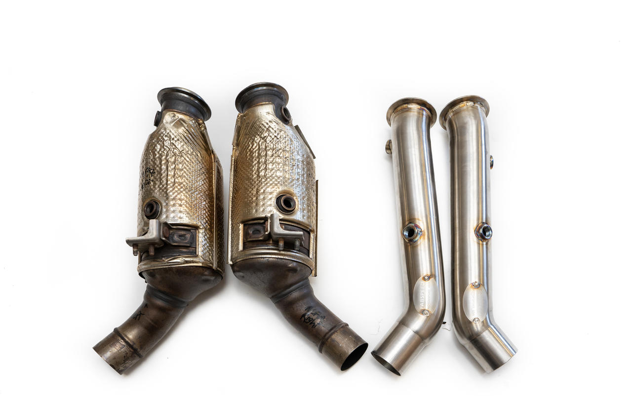Fabspeed Alfa Romeo Giulia Quadrifoglio link comp. Downpipes (FS.ALF.G29T.PCB)