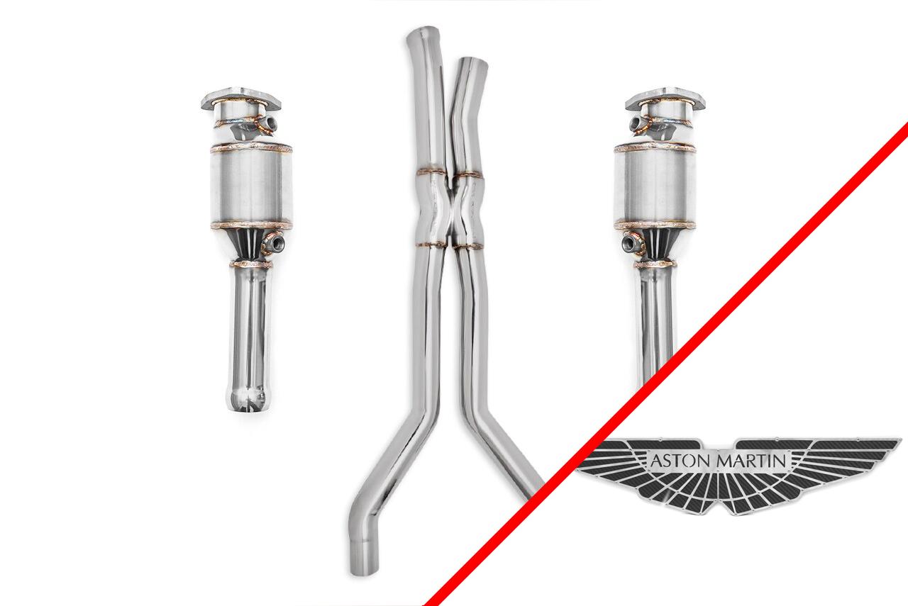 Fabspeed Aston Martin V8 Vantage Sport Cat X-Pipe Exhaust System 2005-2010 (FS.ASM.VNTV8.SCXP)