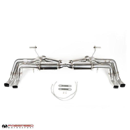 Fabspeed Audi R8 V10 Valvetronic Supersport X-Pipe Exhaust System 2016 - 2018 (FS.AUD.R817V10.VLV)