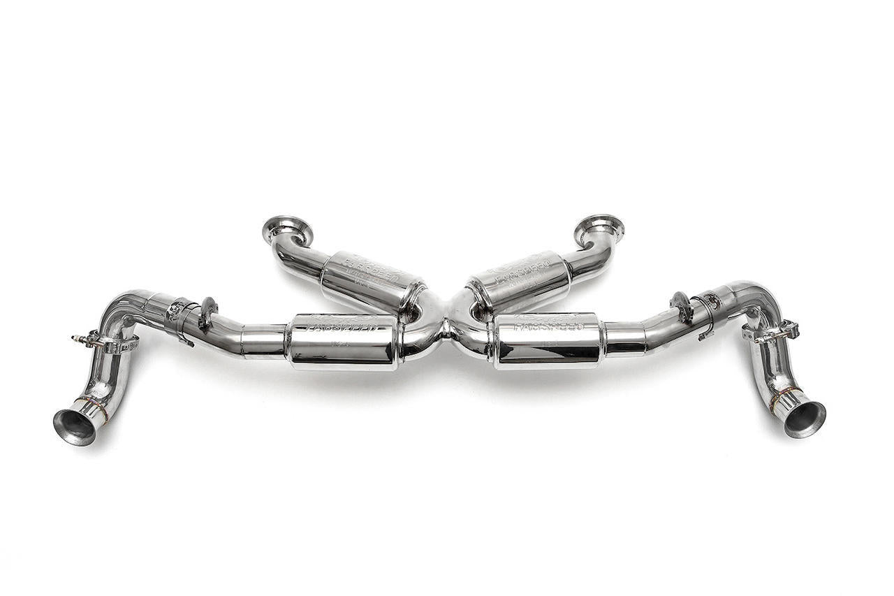 Fabspeed Audi R8 V8 Supersport X-Pipe Exhaust System 2013-2015 (FS.AUD.R8V82.SS)