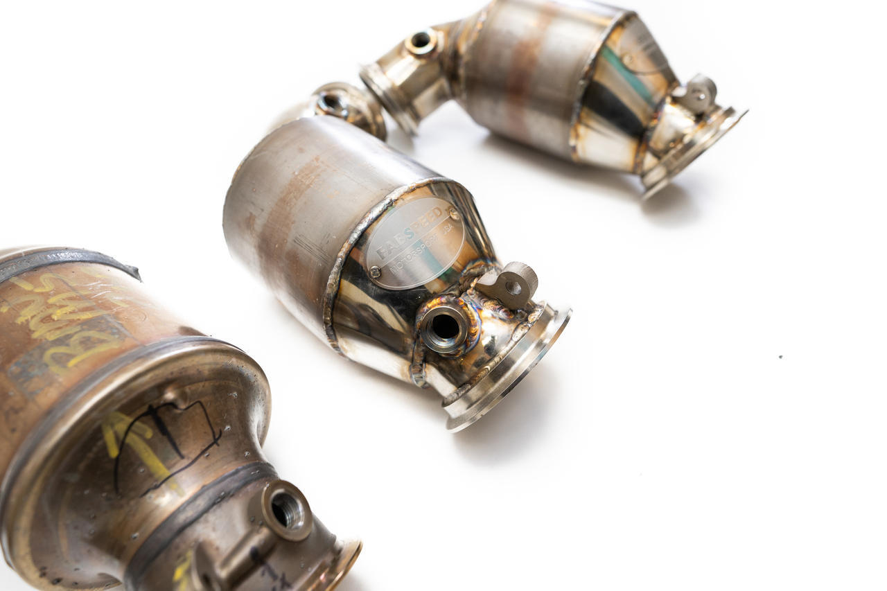 Fabspeed BMW M8 Primary Sport Catalytic Converter Downpipes 2019 Onwards (FS.BMW.M8.PSCDP)