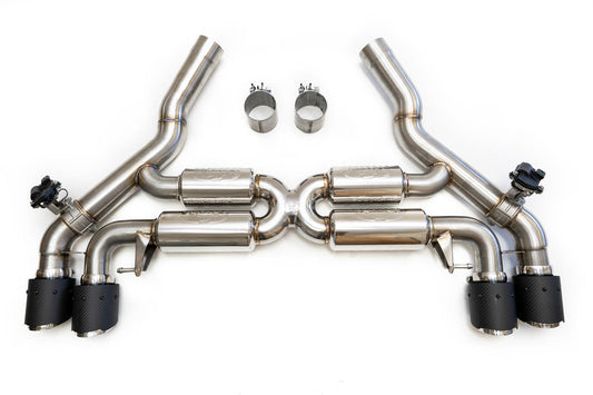 Fabspeed BMW M5 F90 Valvetronic Exhaust System with Quad Style Tips (FS.BMW.F90.VLVX)