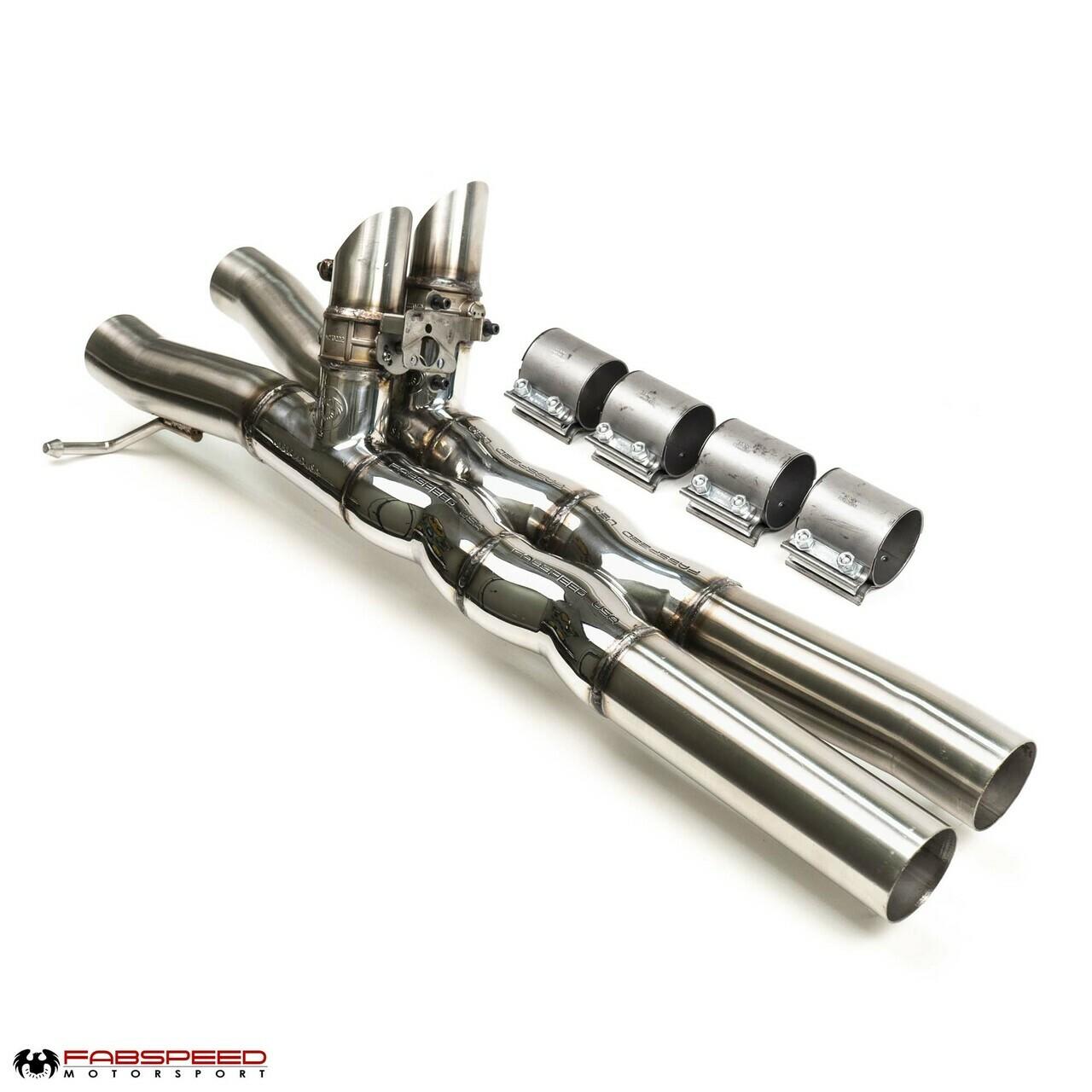 Fabspeed Dodge RAM TRX 1500 Valvetronic Double X-Pipe Resonator Bypass 2021 Onwards (FS.DODGE.TRX.VXP)