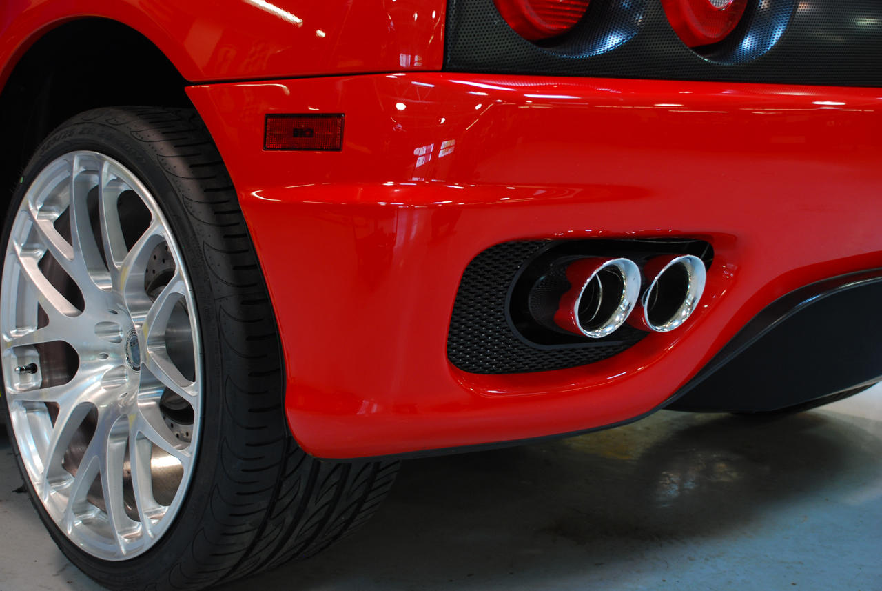 Fabspeed Ferrari 360 Deluxe Quad Style Tips 1999-2005 (FS.FER.360.QDTXX)