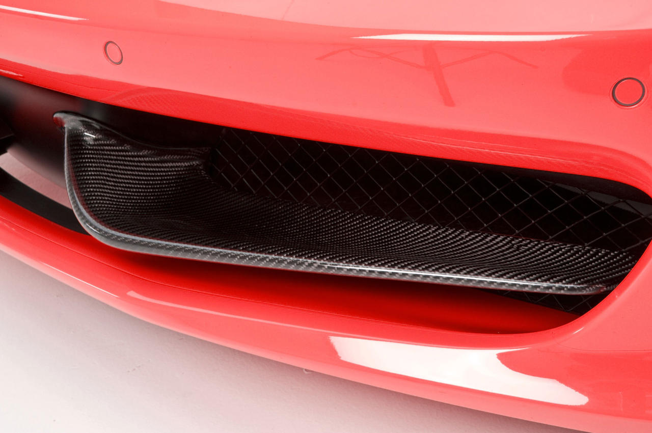 Fabspeed Ferrari 458 Italia Carbon Fiber Front Bumper Blades 2010-2015 (FS.FER.458.FBB)