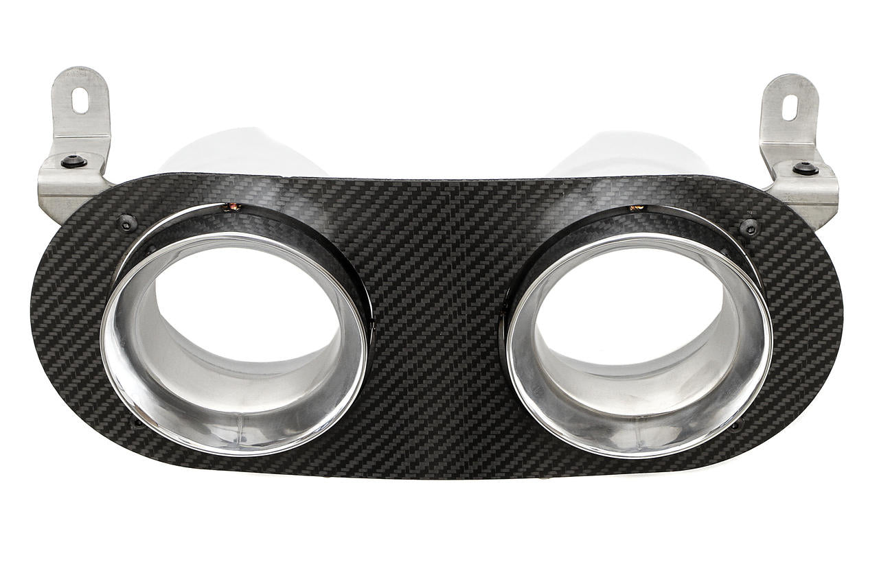 Fabspeed Ferrari 458 Italia Challenge Style Dual Exhaust Tips 2010-2015 (FS.FER.458.DLTPX)