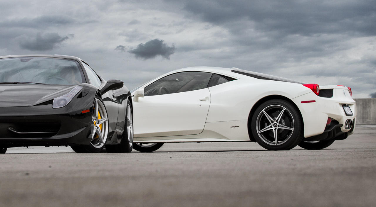 Fabspeed Ferrari 458 Italia Challenge Style Dual Exhaust Tips 2010-2015 (FS.FER.458.DLTPX)