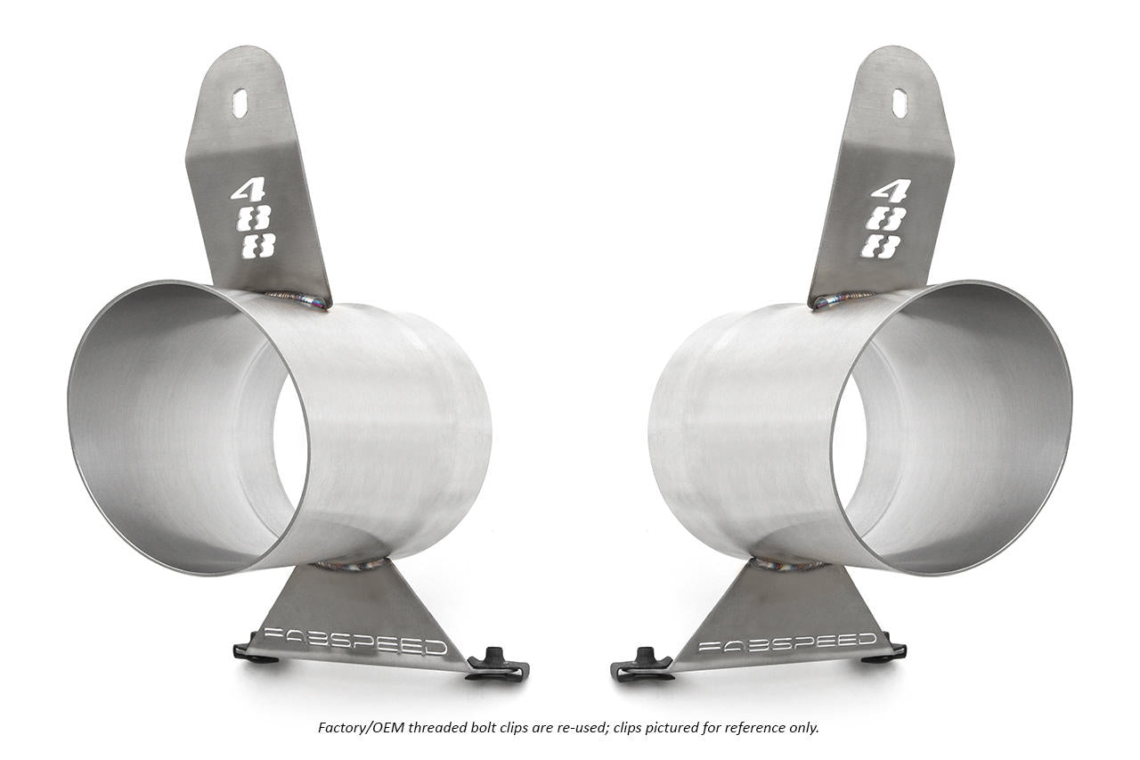 Fabspeed Ferrari 488 Challenge Style Titanium Tips (FS.FER.488.CST)