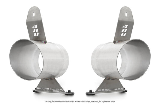 Fabspeed Ferrari 488 Challenge Style Titanium Tips (FS.FER.488.CST)