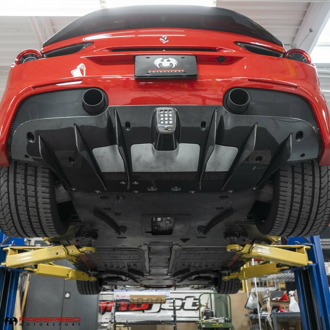 Fabspeed Ferrari 488 GTB/Spider Carbon Fiber Rear Diffuser (FS-CF-FER-488DF)