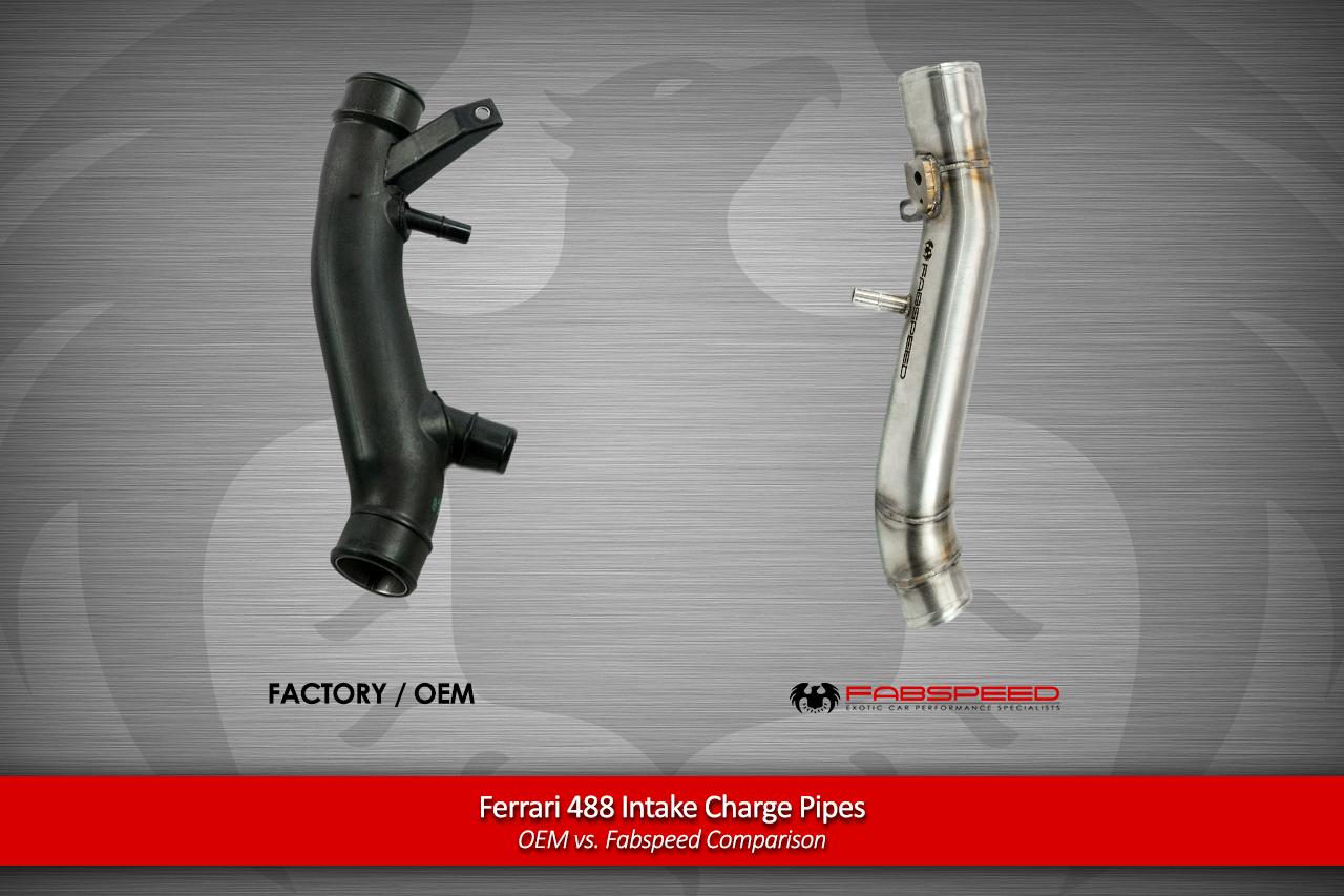 Fabspeed Ferrari 488 Pista Style Intake Charge Pipes (FS.FER.488S.CP)
