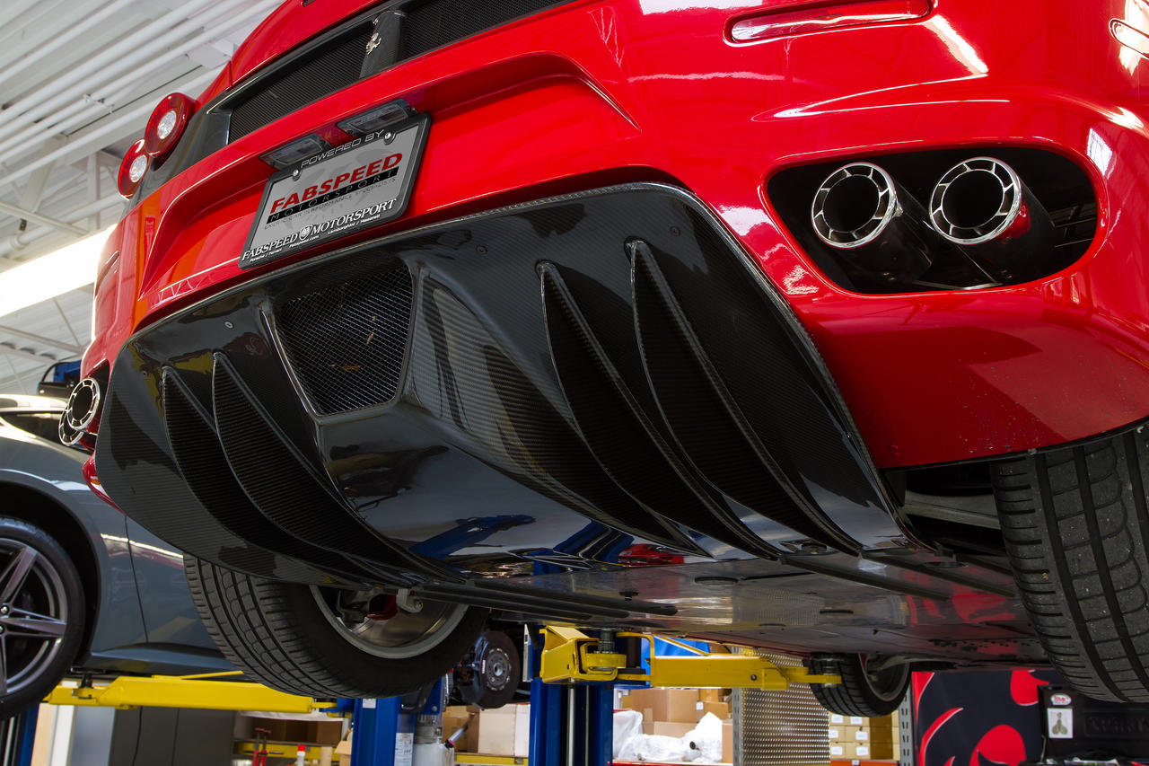 Fabspeed Ferrari F430 Carbon Fiber Rear Diffuser (FS.FER.430.CFRD)