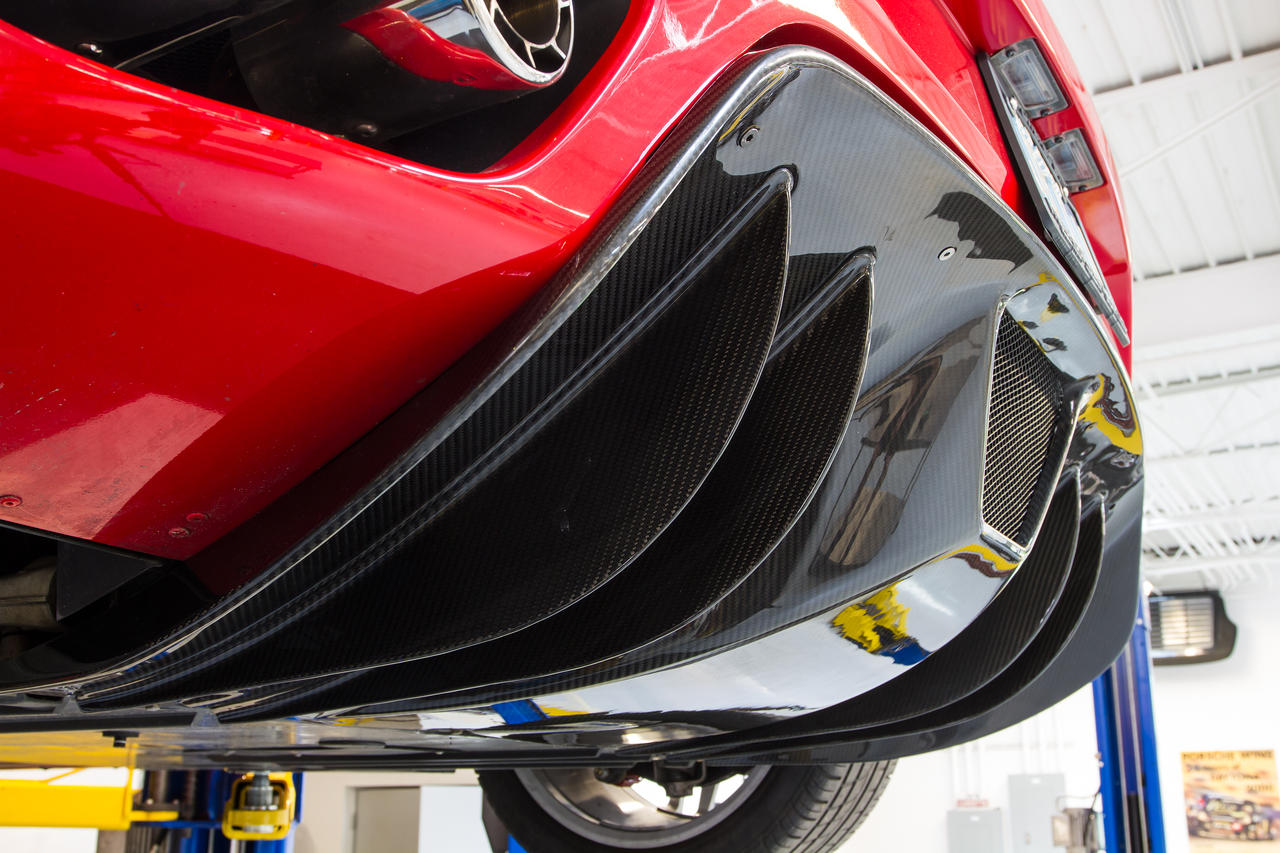 Fabspeed Ferrari F430 Carbon Fiber Rear Diffuser (FS.FER.430.CFRD)