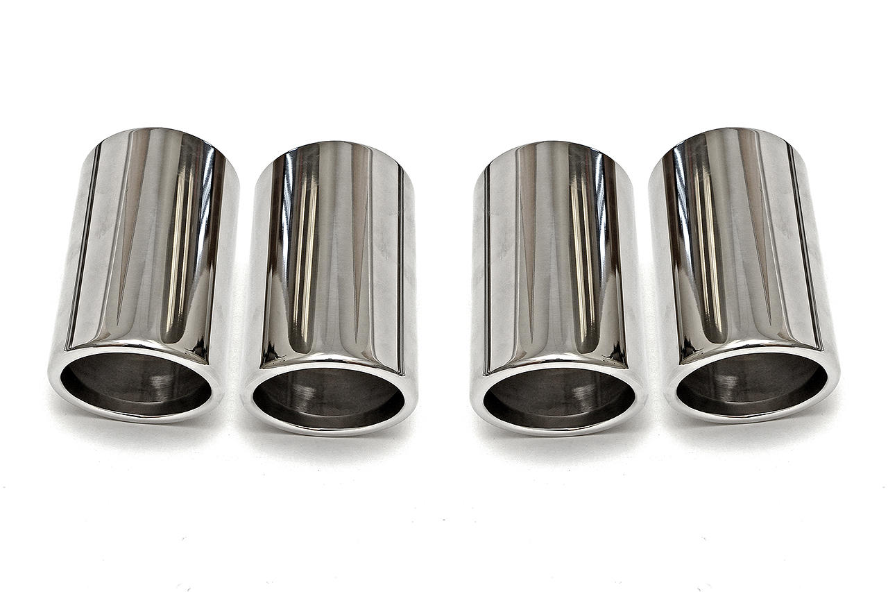 Fabspeed Ferrari F430 Polished Slip-On Tip Covers 2005-2009 (FS.FER.430.TCP)