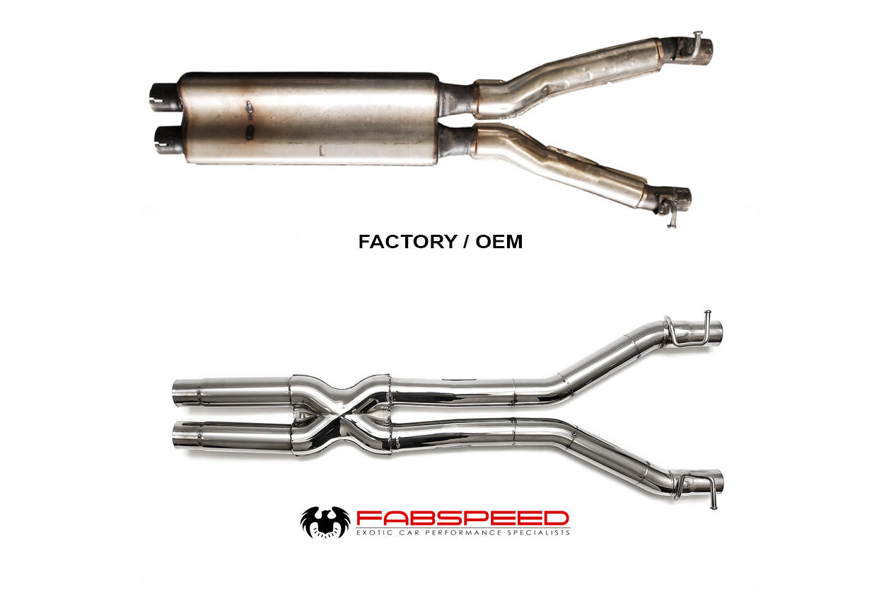 Fabspeed Ferrari F550 Resonator Bypass X- Pipe (FS.FER.550.XP)