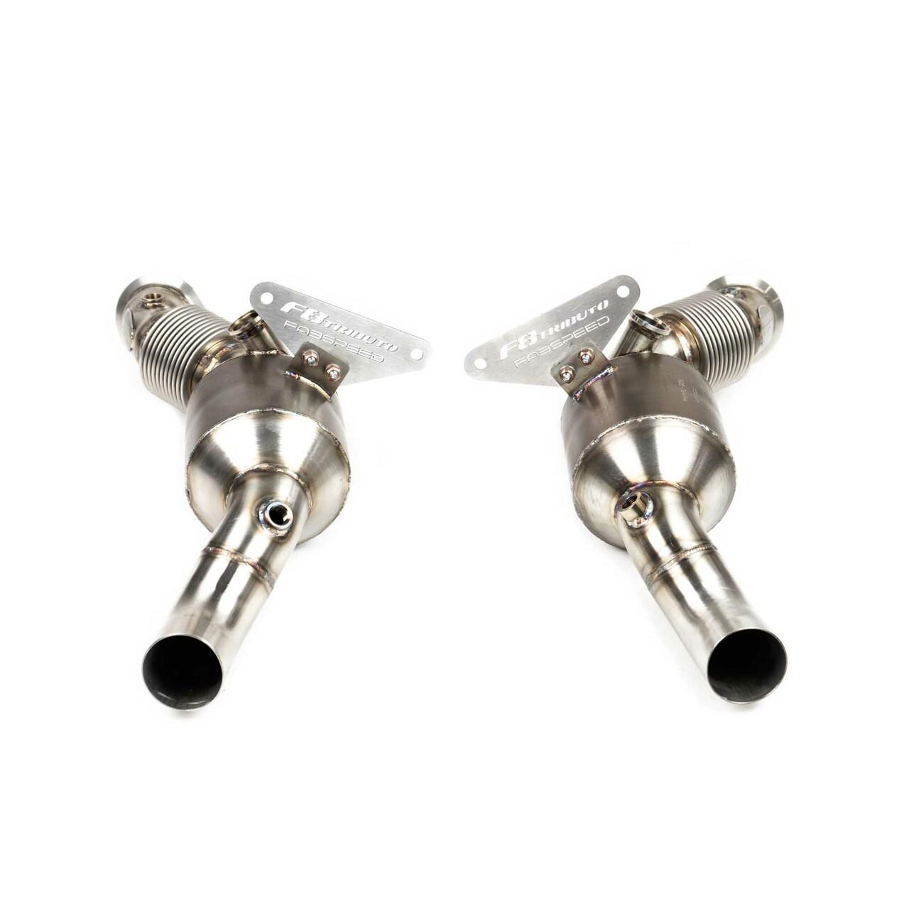 Fabspeed Ferrari F8 Tributo Sport Catalytic Converters 2020 Onwards (FS.FER.F8.SC)