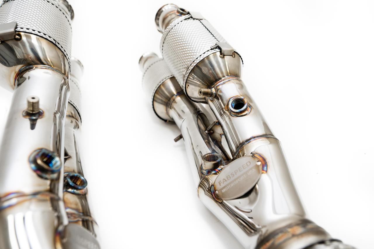 Fabspeed Lamborghini Aventador SVJ Sport Catalytic Converters (FS.LAM.AVRSVJ.SC)