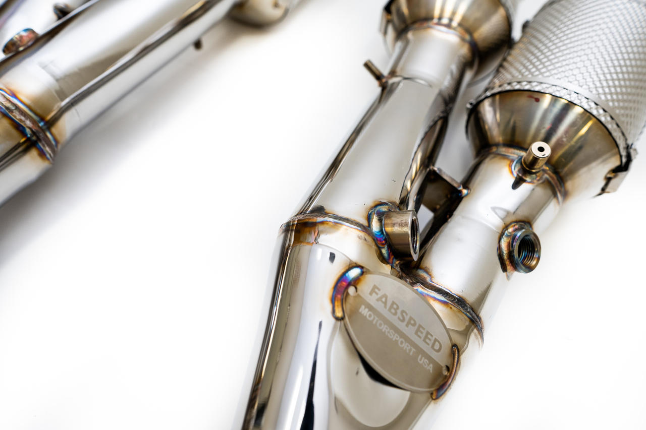 Fabspeed Lamborghini Aventador SVJ Sport Catalytic Converters (FS.LAM.AVRSVJ.SC)