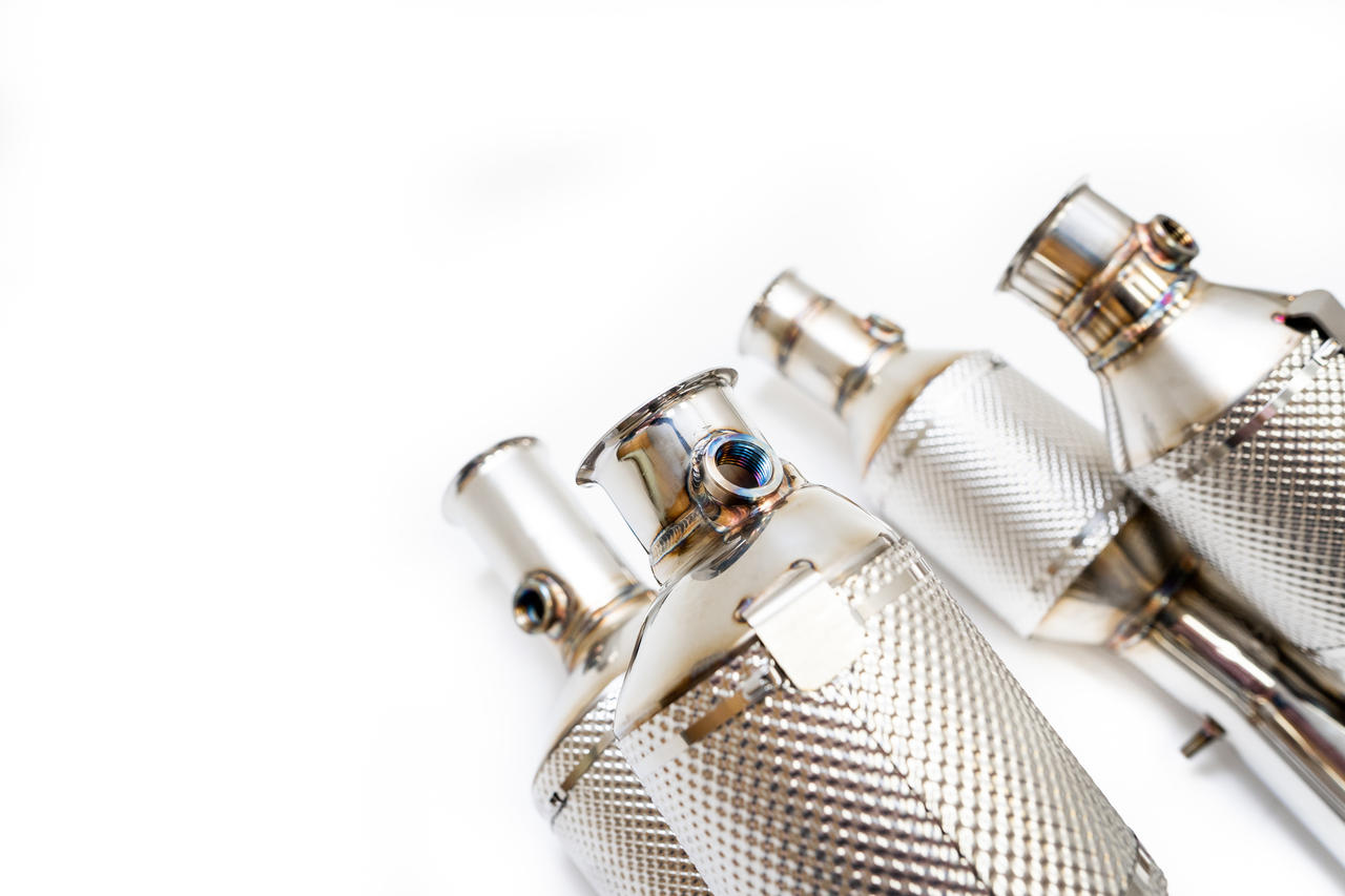 Fabspeed Lamborghini Aventador SVJ Sport Catalytic Converters (FS.LAM.AVRSVJ.SC)