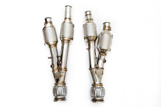 Fabspeed Lamborghini Aventador SVJ Sport Catalytic Converters (FS.LAM.AVRSVJ.SC)