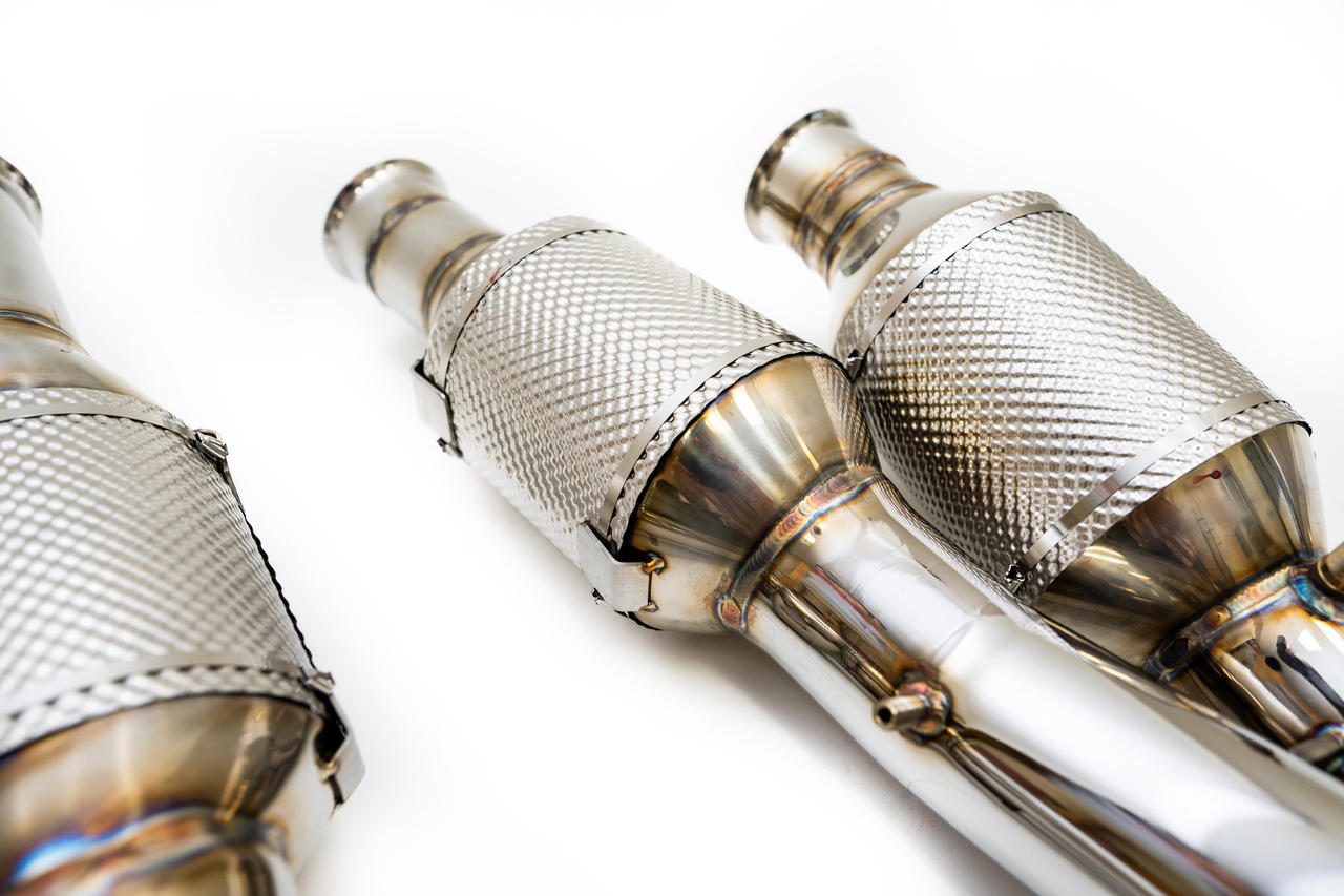 Fabspeed Lamborghini Aventador SVJ Sport Catalytic Converters (FS.LAM.AVRSVJ.SC)