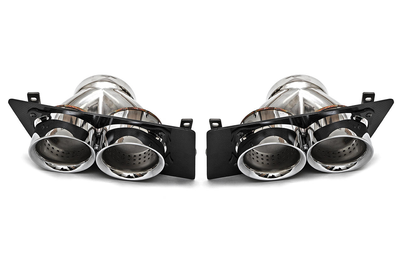 Fabspeed Lamborghini Gallardo Deluxe Quad Style Tips 2004-2008 (FS.LAM.GDO.QDTX)